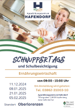 Schnuppertage am Standort Oberlorenzen im Schuljahr 2024/25 © Niederberger Susanne