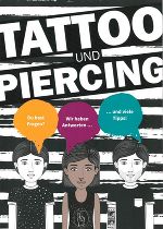 Zeichnung von drei Jugendlichen mit Sprechblasen: Du hast Fragen? Wir haben Antworten ...  ... und viele Tipps!