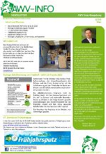 Newsletter 1/2025 © AWV GU