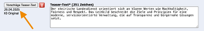 Schritt 6: KI-Vorschlag übernehmen