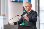 Neujahrsempfang der Steiermärkischen Landesregierung: LH Mario Kunasek bei seiner Ansprache Neujahrsempfang der Steiermärkischen Landesregierung: LH Mario Kunasek bei seiner Ansprache