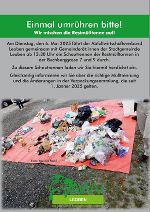 Aushang Schautrennen © AWV Leoben
