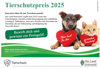 Tierschutzpreis des Landes Steiermark 2025
