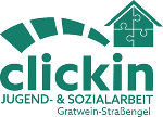 Logo mit dem Schriftzug Clickin, Jugend- und Sozialarbeit Gratwein-Straßengel