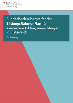 Das Cover des BildungsRahmenPlans, der jetzt überarbeitet wird.