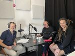 Werner Schandor mit Günter Eichberger & Max Höfler im Studio  © DAS POD