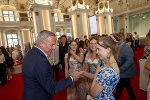Ausgezeichnete Maturantinnen und Maturanten aus der ganzen Steiermark kamen zum Empfang in die Aula der Alten Universität in Graz. © Land Steiermark/Robert Frankl; Verwendung bei Quellenangabe honorarfrei